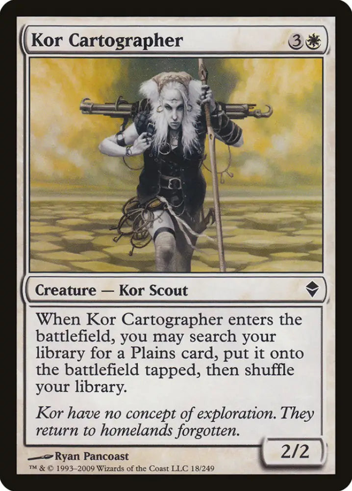 Kor Cartographer [Zendikar] - MTG Single