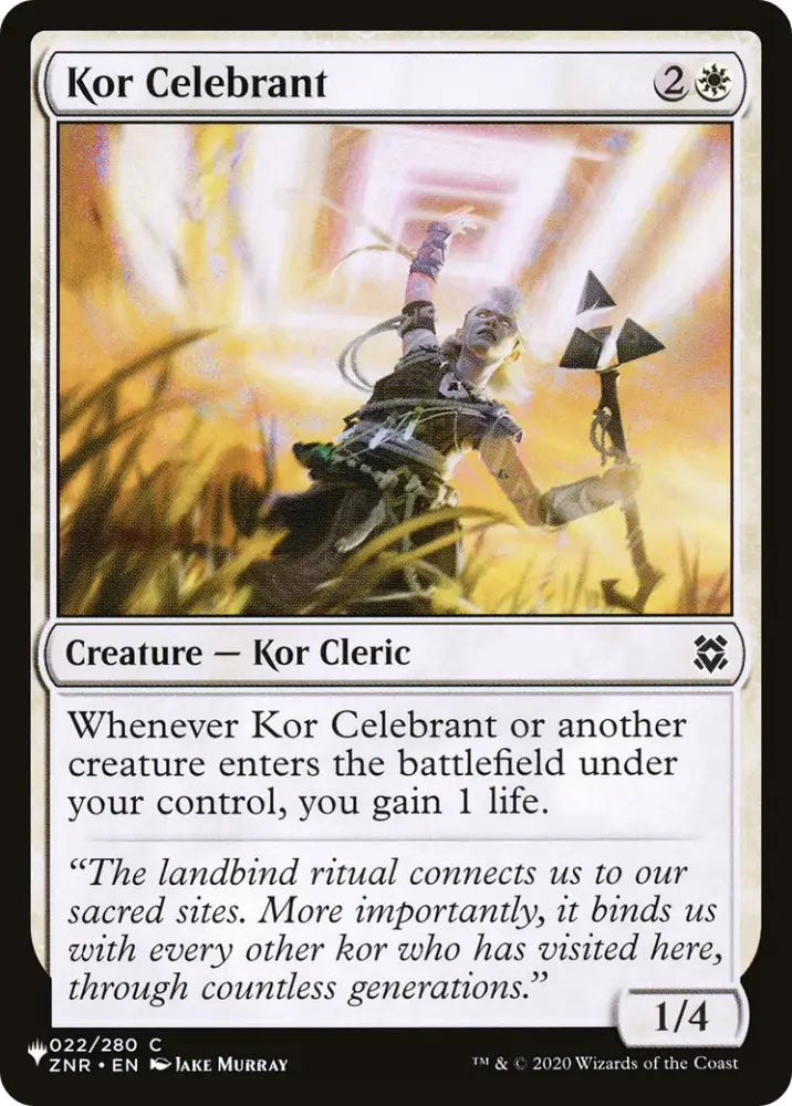 Kor Celebrant [The List] - MTG Single