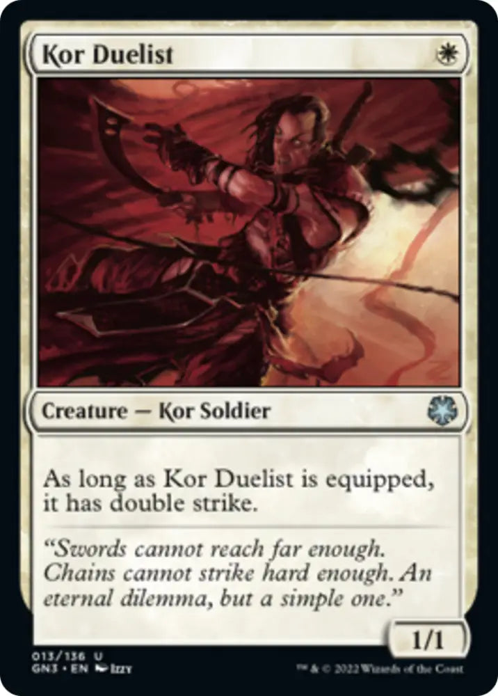 Kor Duelist [Game Night: Free-for-All] - MTG Single