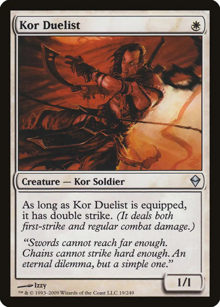 Kor Duelist [Zendikar] - MTG Single