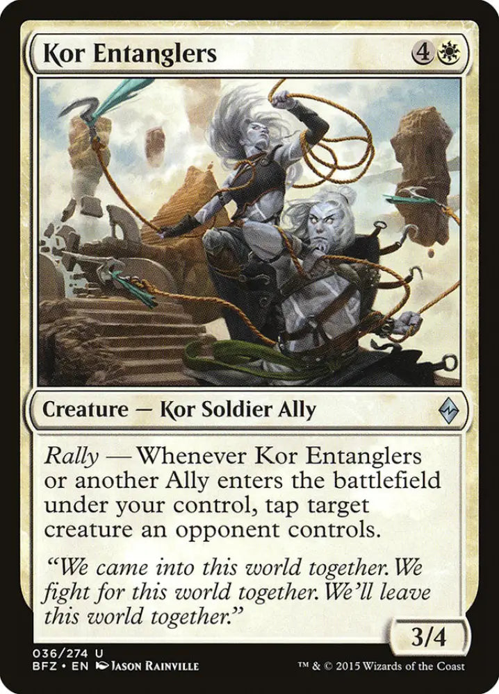 Kor Entanglers [Battle for Zendikar] - MTG Single
