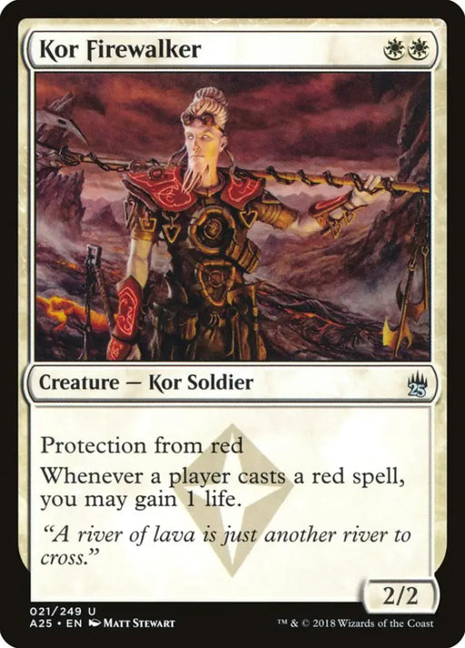 Kor Firewalker [Masters 25] - MTG Single