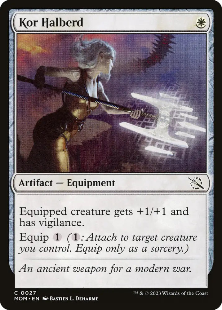 Kor Halberd [March of the Machine] - MTG Single