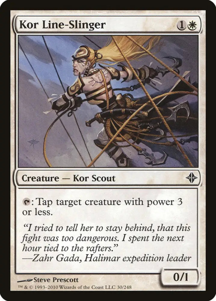 Kor Line-Slinger [Rise of the Eldrazi] - MTG Single