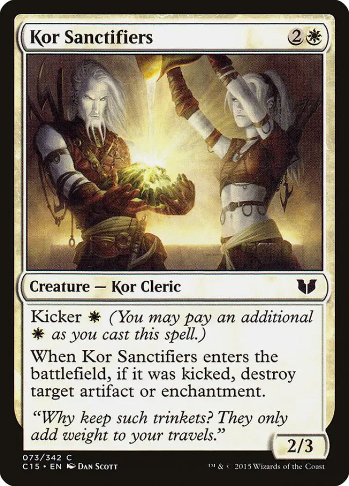 Kor Sanctifiers [Commander 2015] - MTG Single
