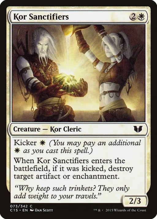 Kor Sanctifiers [Commander 2015] - MTG Single