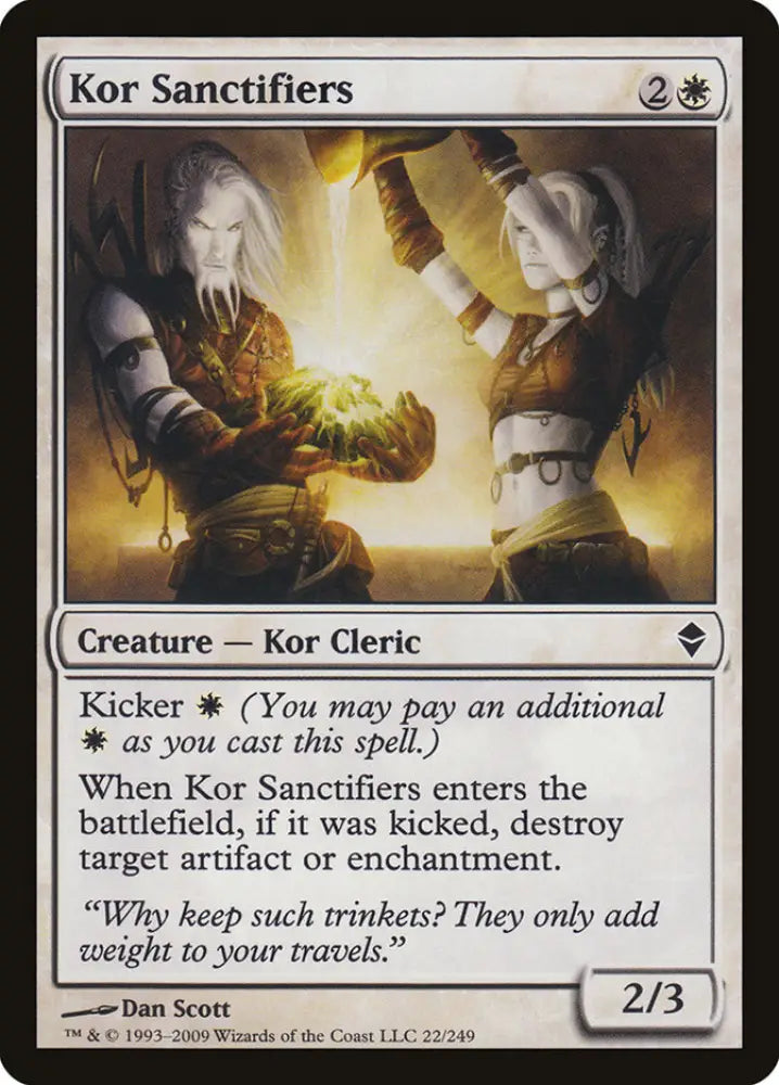 Kor Sanctifiers [Zendikar] - MTG Single