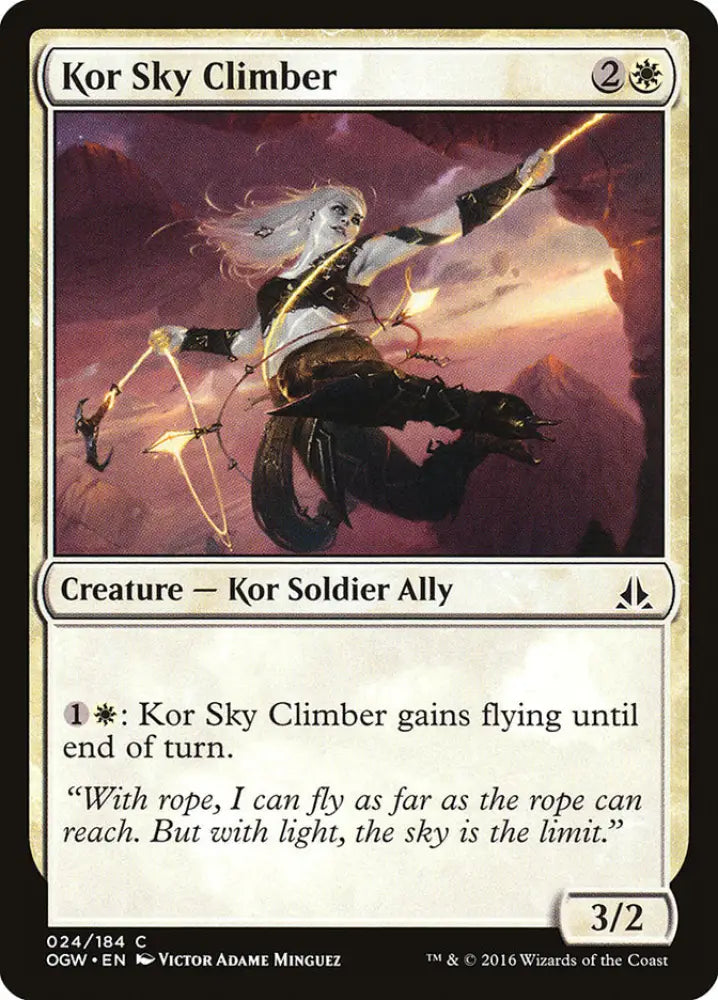 Kor Sky Climber [Oath of the Gatewatch] - MTG Single