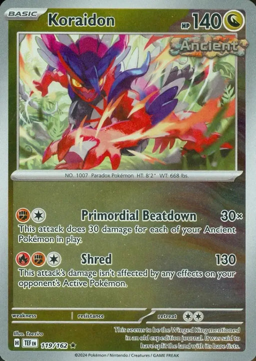 Koraidon (119/162) [Scarlet & Violet: Temporal Forces] - Pokemon Single