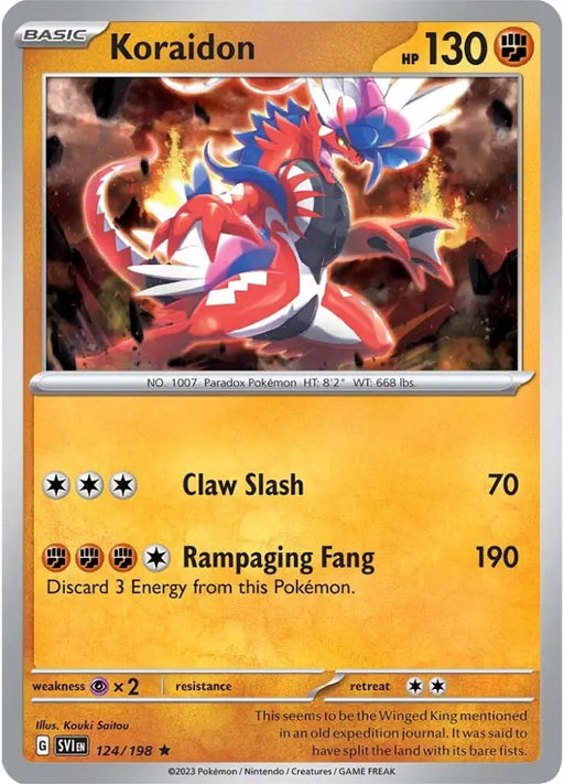 Koraidon (124/198) [Scarlet & Violet: Base Set] - Pokemon Single