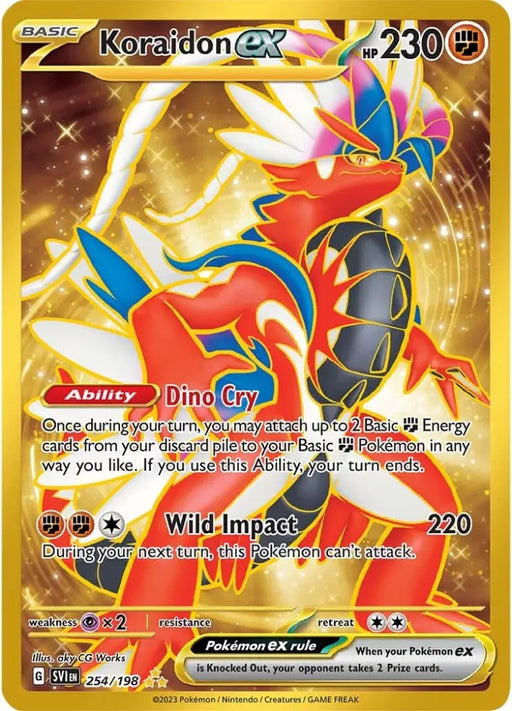 Koraidon ex (254/198) [Scarlet & Violet: Base Set] - Pokemon Single