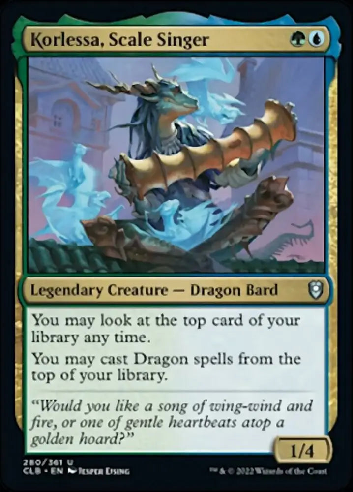 Korlessa Scale Singer [Commander Legends: Battle for Baldur’s Gate] - MTG Single