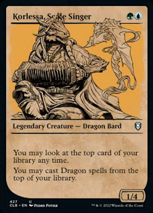 Korlessa Scale Singer (Showcase) [Commander Legends: Battle for Baldur’s Gate] - MTG Single