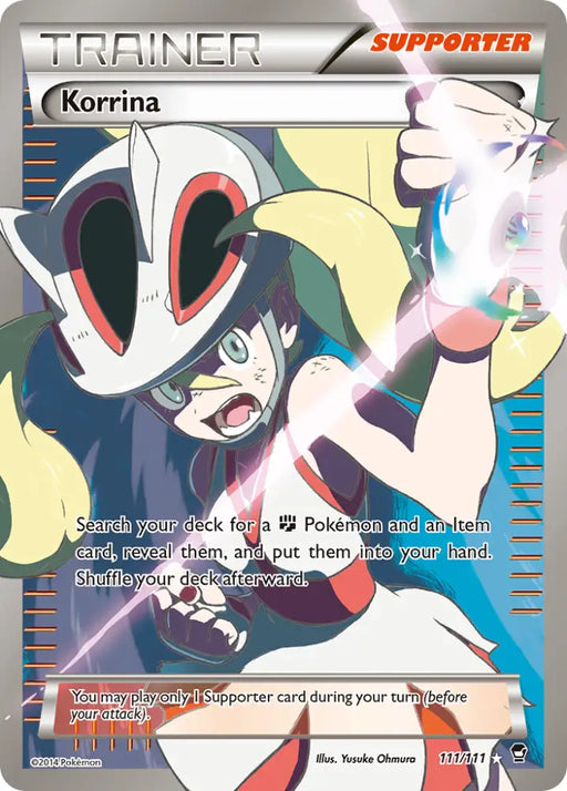Korrina (111/111) [XY: Furious Fists] - Pokemon Single