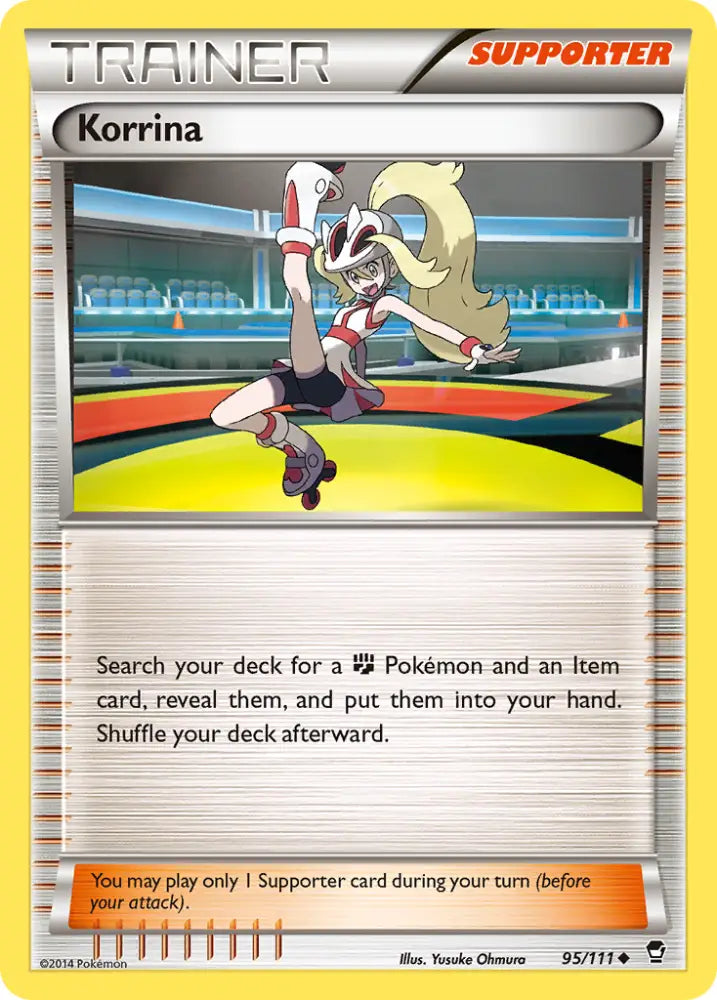 Korrina (95/111) [XY: Furious Fists] - Pokemon Single
