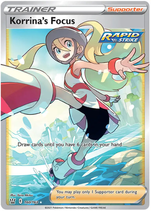 Korrina’s Focus (160/163) [Sword & Shield: Battle Styles] - Pokemon Single