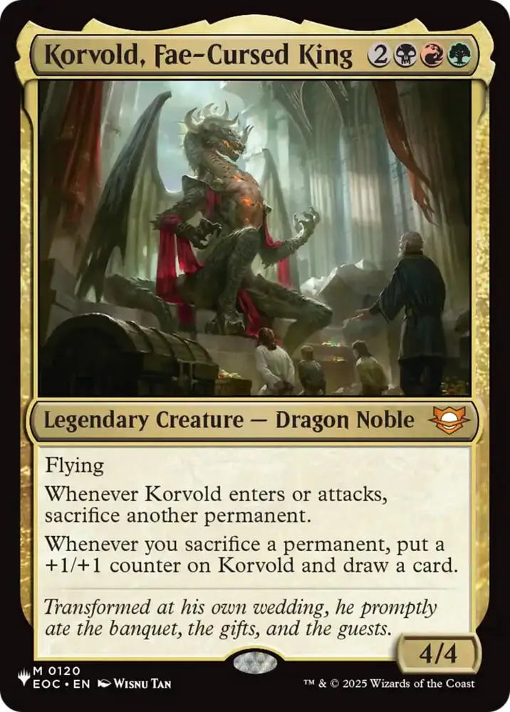 Korvold, Fae-Cursed King (EOC) (120) [The List]