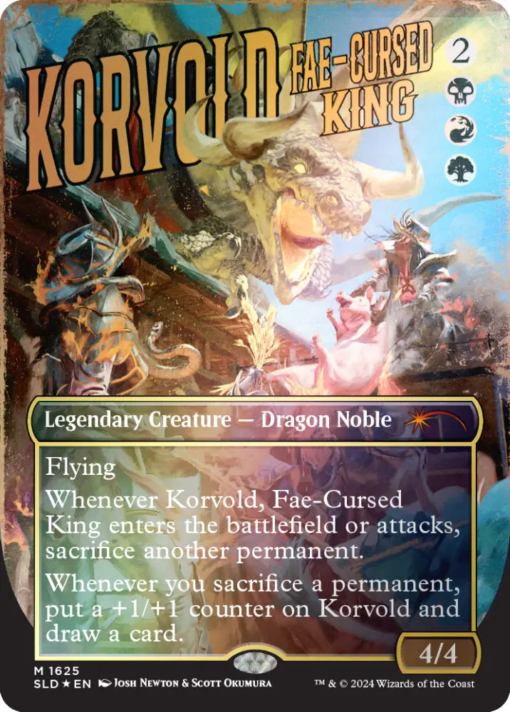 Korvold Fae-Cursed King (Rainbow Foil) [Secret Lair Drop Series] - MTG Single