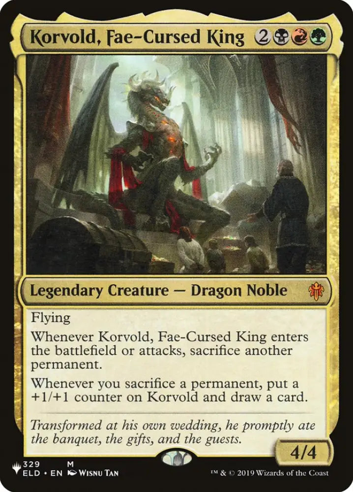 Korvold Fae-Cursed King [The List] - MTG Single