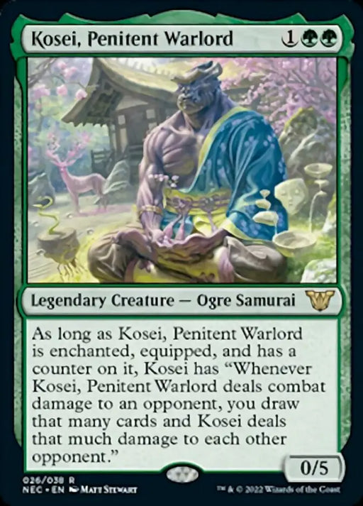 Kosei Penitent Warlord [Kamigawa: Neon Dynasty Commander] - MTG Single