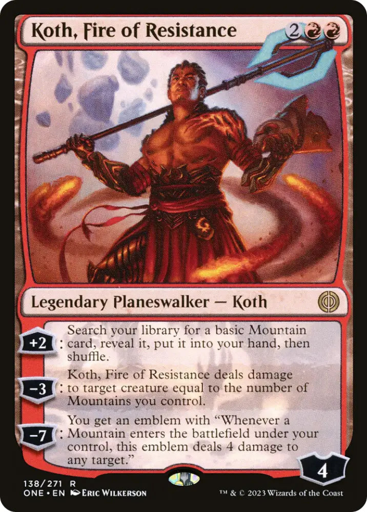 Koth Fire of Resistance [Phyrexia: All Will Be One] - MTG Single