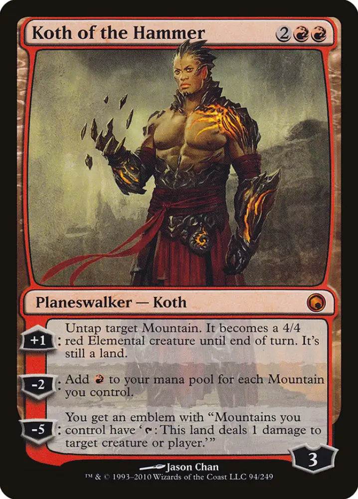 Koth of the Hammer [Scars of Mirrodin] - MTG Single