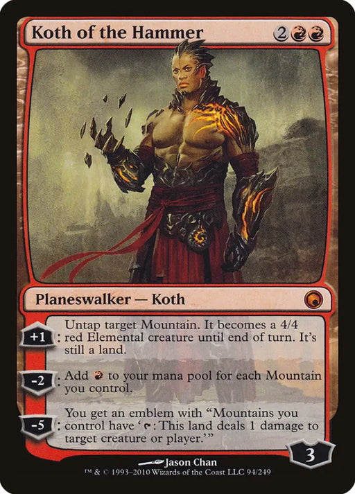 Koth of the Hammer [Scars of Mirrodin] - MTG Single