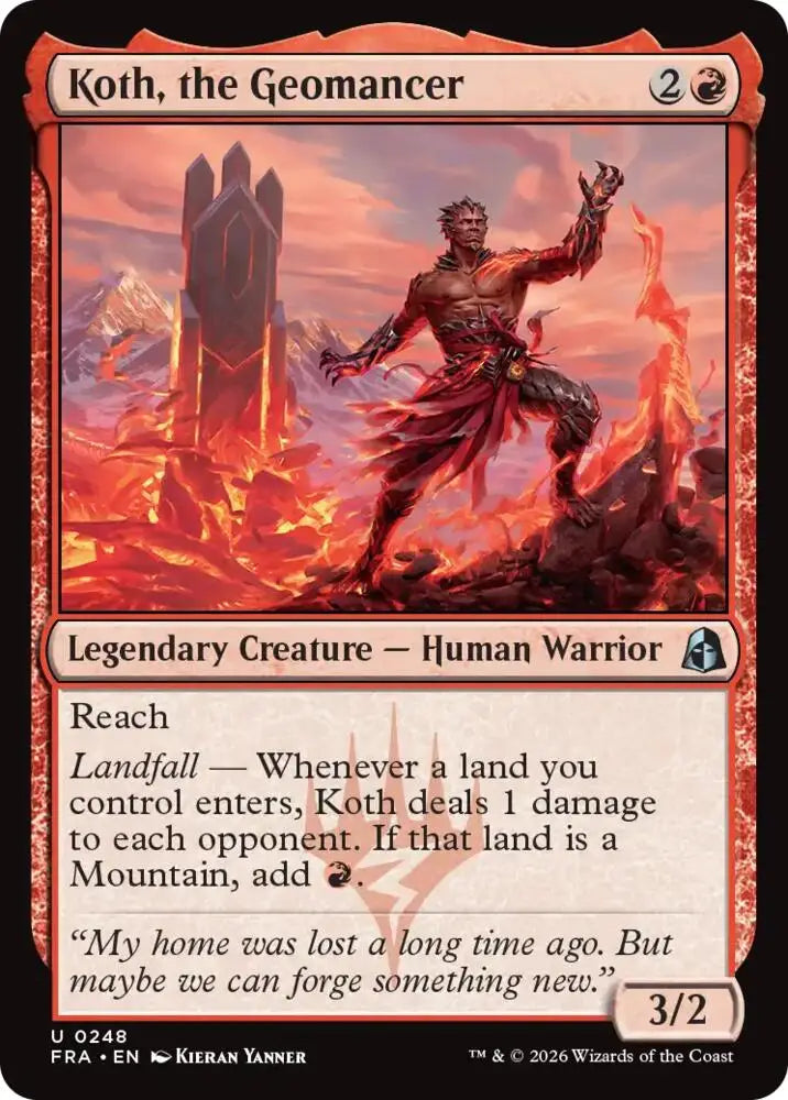 Koth, the Geomancer (248) [Reality Fracture]
