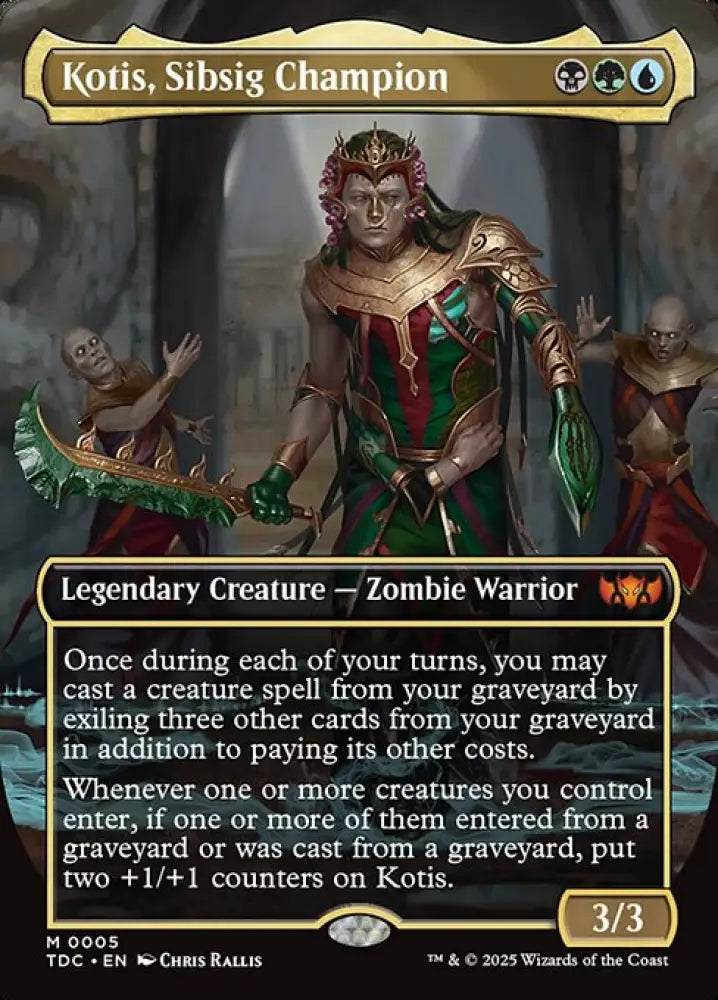 Kotis, Sibsig Champion (5) [Tarkir: Dragonstorm Commander]