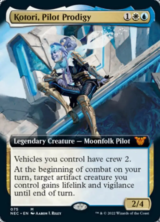 Kotori Pilot Prodigy (Extended Art) [Kamigawa: Neon Dynasty Commander] - MTG Single