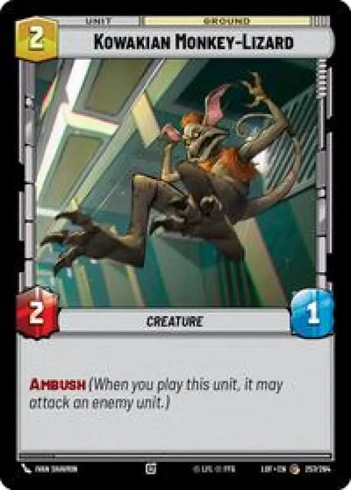 Kowakian Monkey-Lizard (257/264) [Legends of the Force]