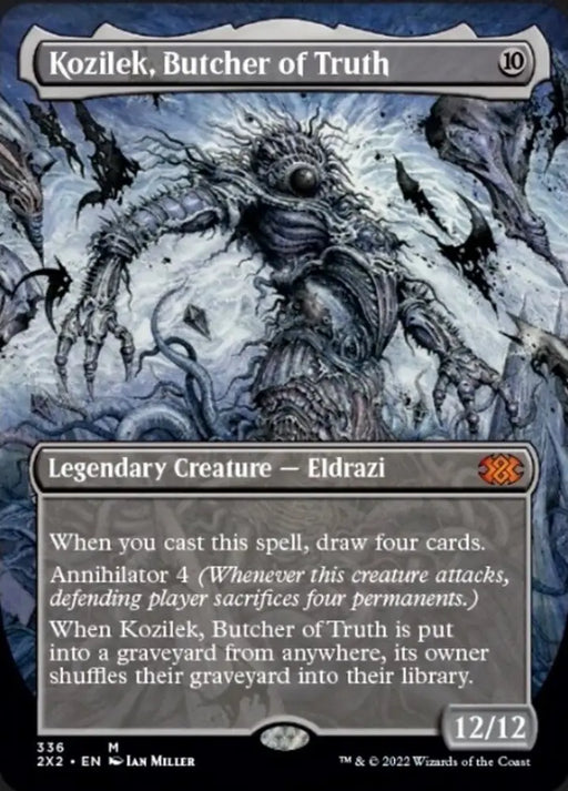 Kozilek Butcher of Truth (Borderless Alternate Art) [Double Masters 2022] - MTG Single