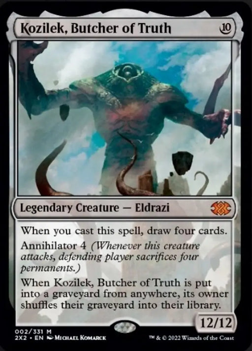 Kozilek Butcher of Truth [Double Masters 2022] - MTG Single