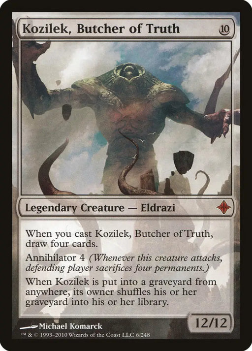 Kozilek Butcher of Truth [Rise of the Eldrazi] - MTG Single