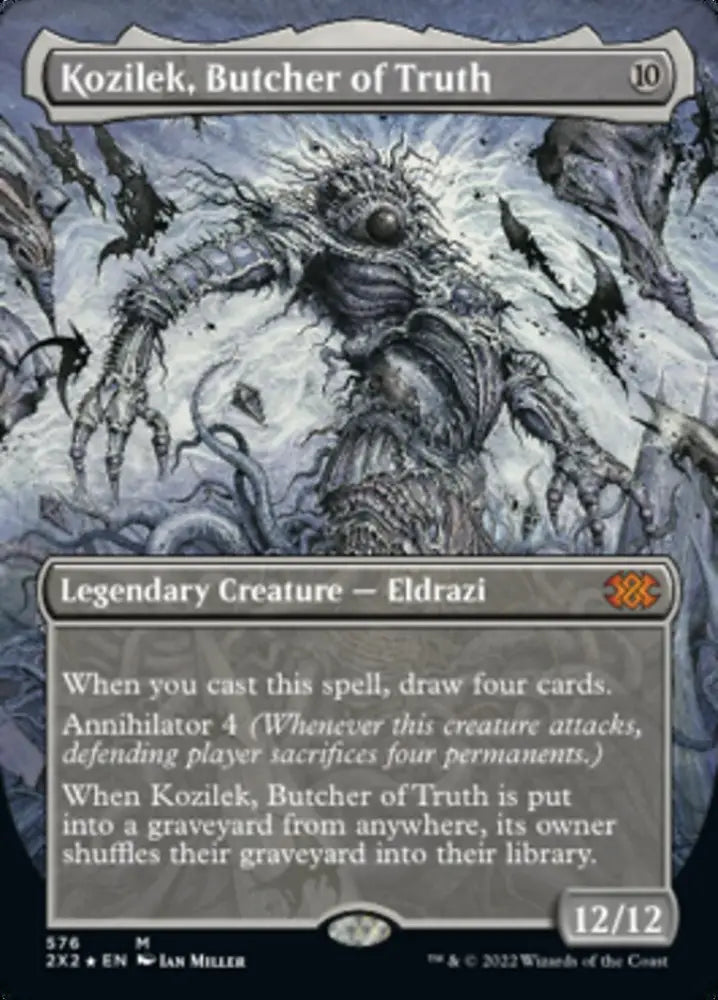 Kozilek Butcher of Truth (Textured Foil) [Double Masters 2022] - MTG Single