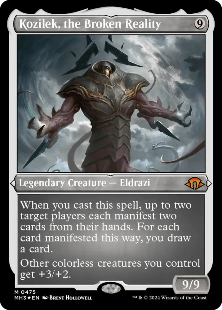 Kozilek the Broken Reality (Foil Etched) [Modern Horizons 3] - MTG Single