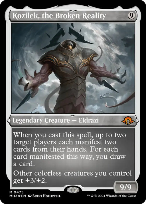Kozilek the Broken Reality (Foil Etched) [Modern Horizons 3] - MTG Single