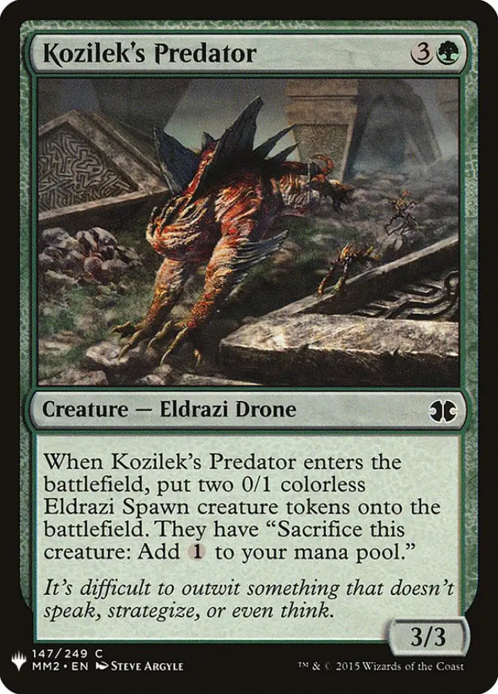 Kozilek’s Predator [Mystery Booster] - MTG Single