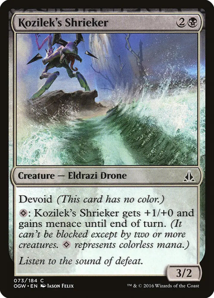 Kozilek’s Shrieker [Oath of the Gatewatch] - MTG Single