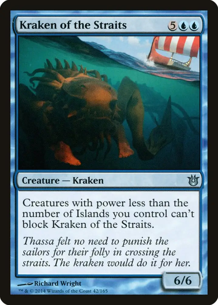 Kraken of the Straits [Born of the Gods] - MTG Single