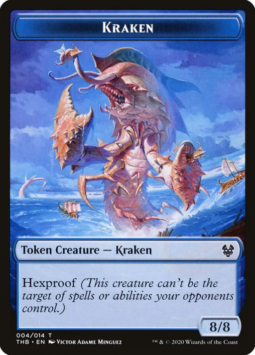 Kraken Token [Theros Beyond Death Tokens] - MTG Single