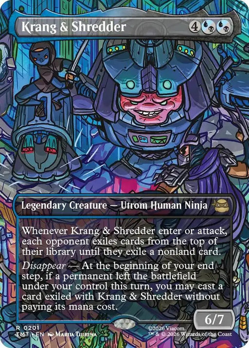Krang & Shredder (Borderless) (201) [Teenage Mutant Ninja Turtles]