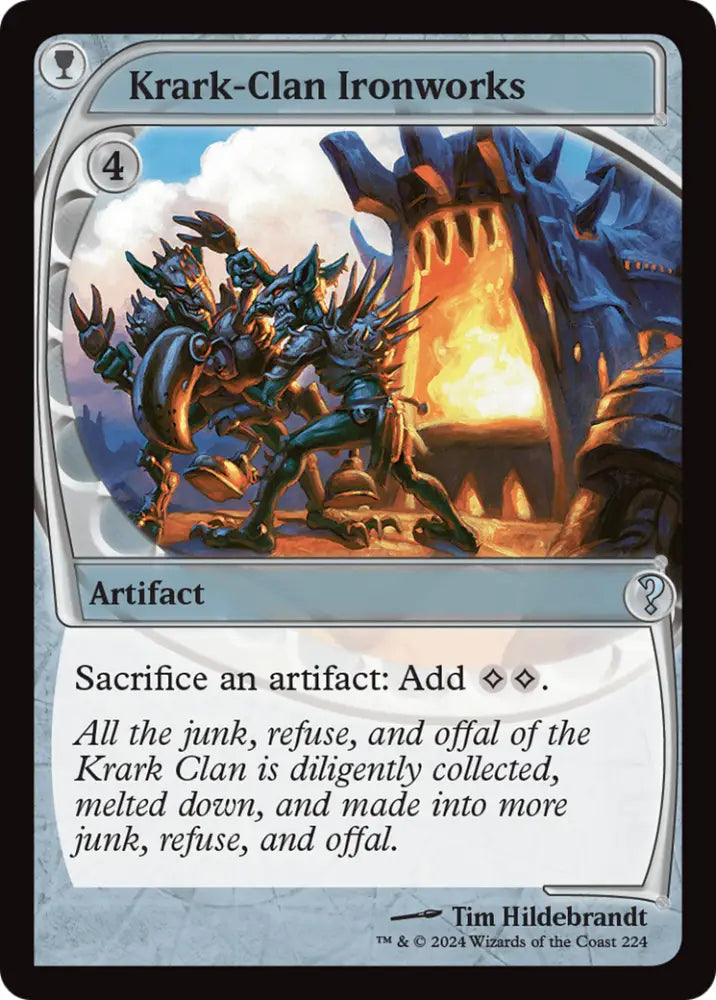 Krark-Clan Ironworks (Future Sight) [Mystery Booster 2] - MTG Single