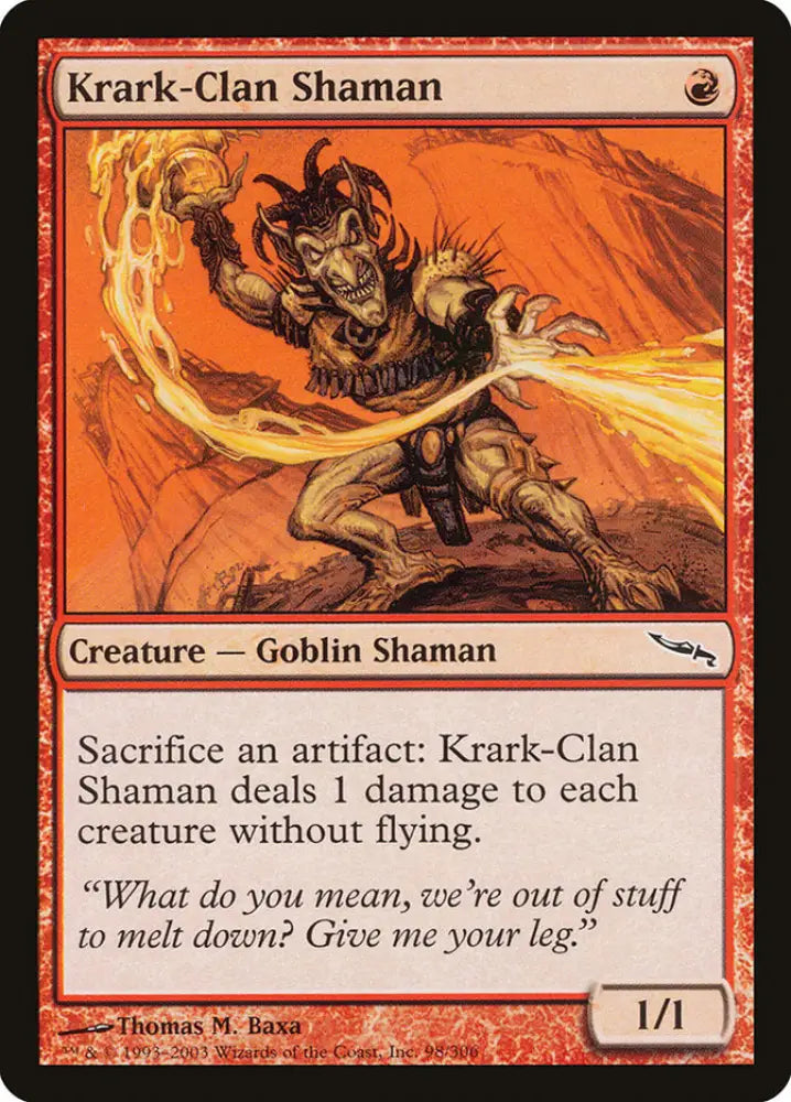 Krark-Clan Shaman [Mirrodin] - MTG Single