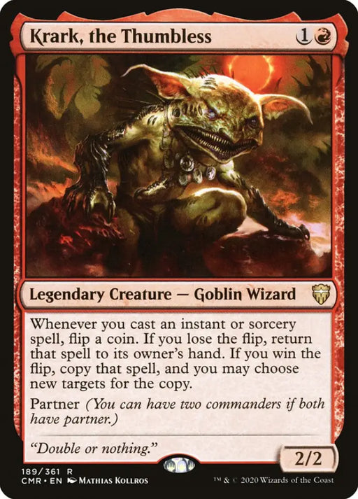Krark the Thumbless [Commander Legends] - MTG Single