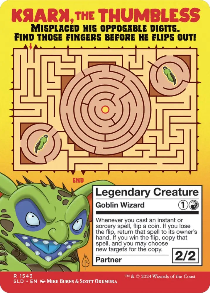 Krark the Thumbless [Secret Lair Drop Series] - MTG Single
