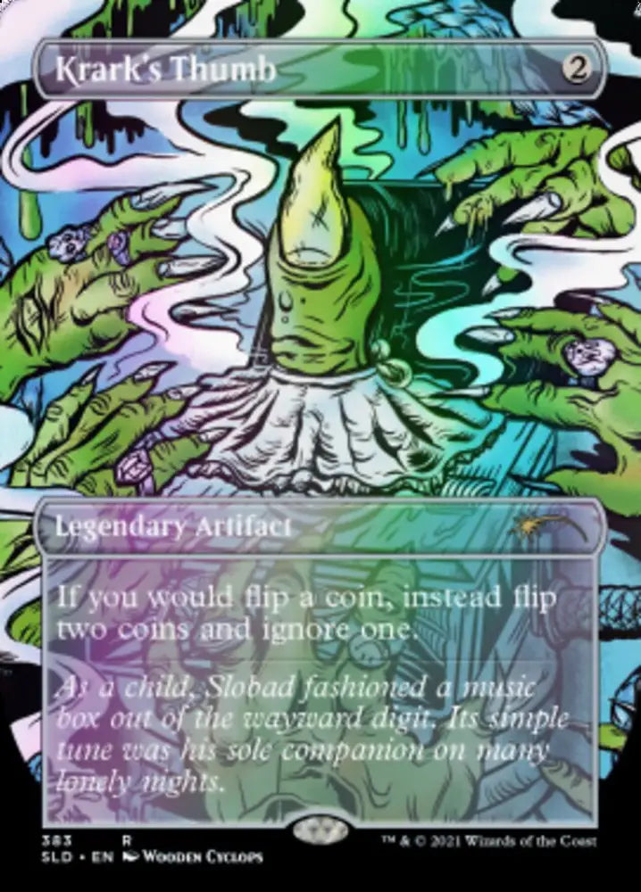 Krark’s Thumb // Krark’s Thumb (Borderless) [Secret Lair Drop Series] - MTG Single