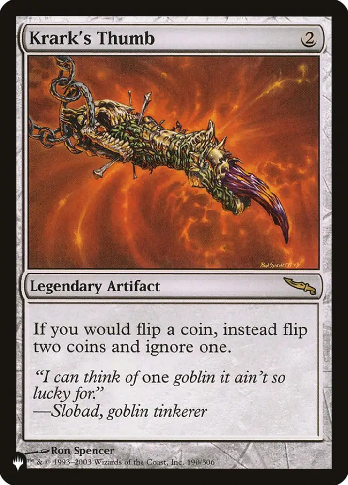Krark’s Thumb [The List] - MTG Single