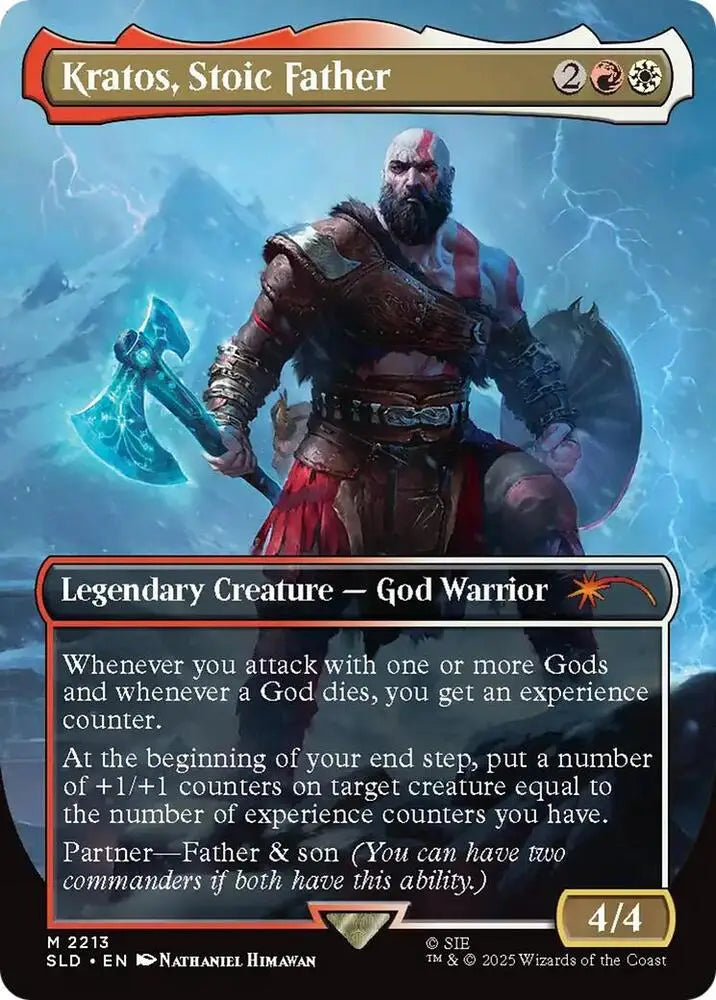 Kratos, Stoic Father (2213) [Secret Lair Drop]
