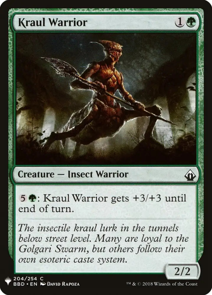 Kraul Warrior [Mystery Booster] - MTG Single